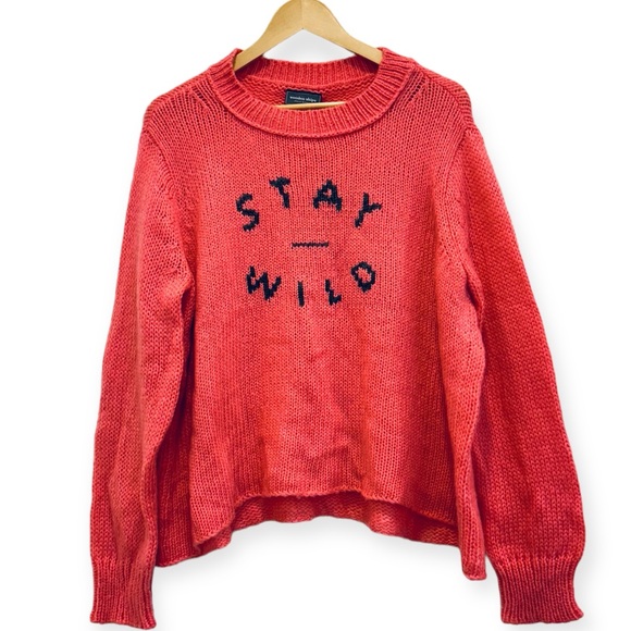 Wooden Ships Sweaters - Wooden Ships Sweater Women Medium Pink Stay Wild Knit Wool Mohair Blend New Soft